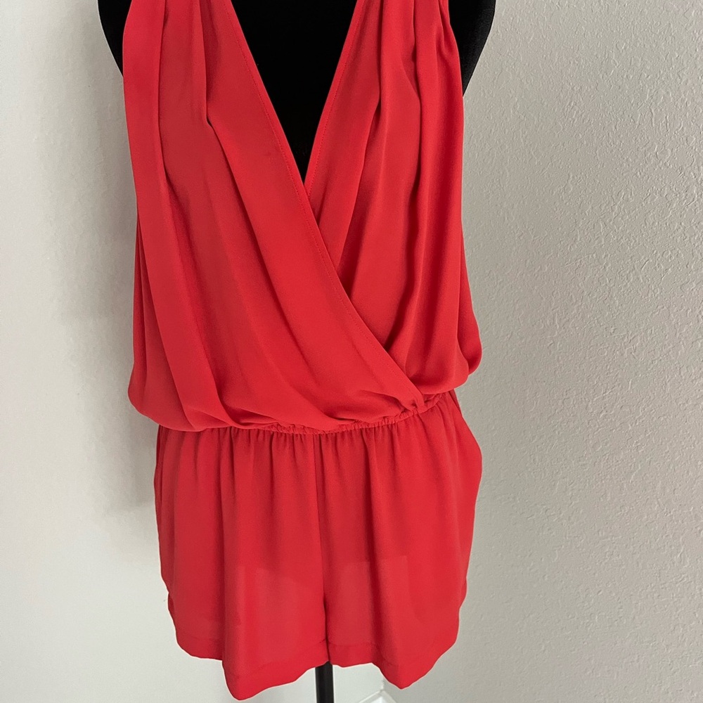 BCBGMaxAzria Red Mini Shorts